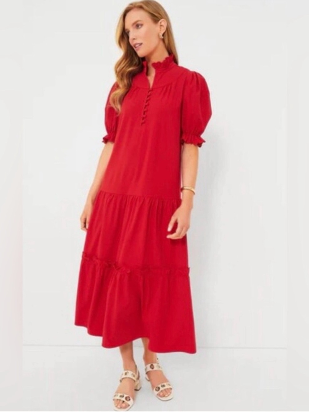 NWT Pomander Place Red Selena Maxi Dress
